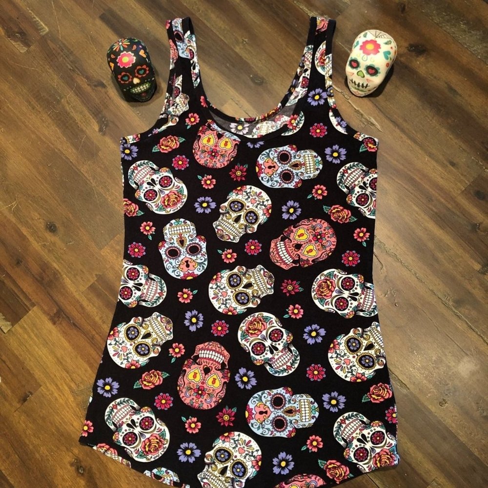 Sugar Skull Tank Top